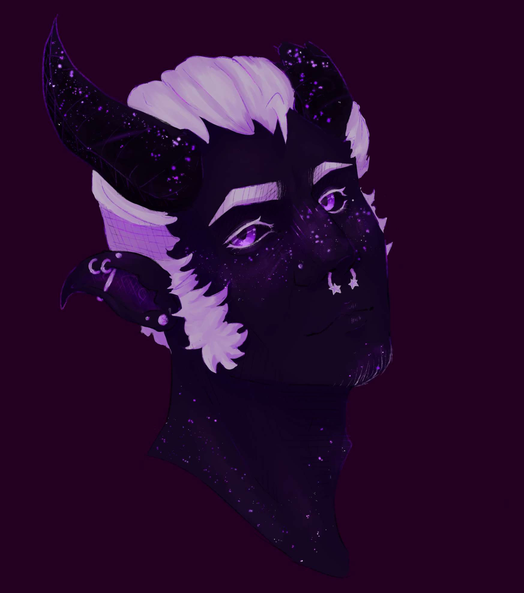 Headshot of a character
